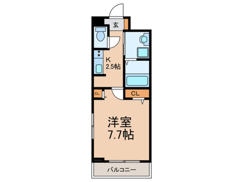 間取図 アンジュ ド ボヌール香里園