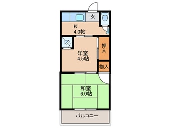 間取図 スピリッツハイム大桐