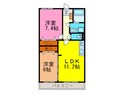 かきつばたⅡの間取図