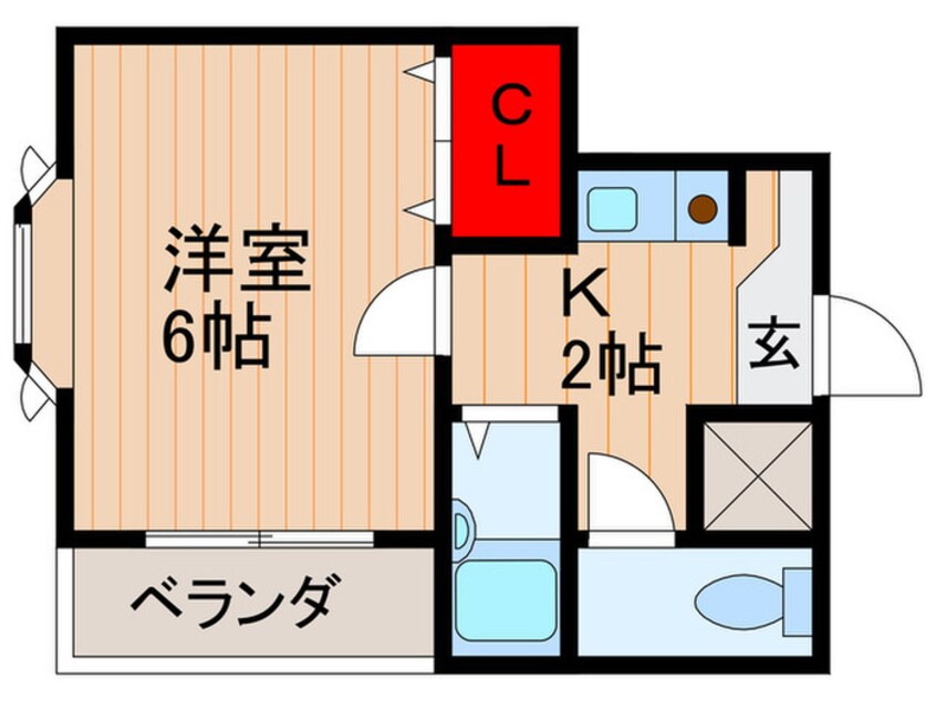 間取図 ベルファ大和田