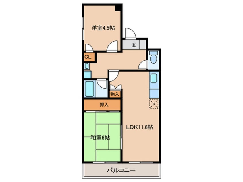 間取図 ジュネス堤