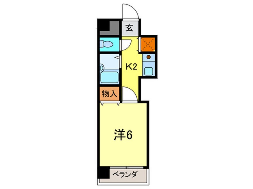 間取図 エレガンス廣瀬