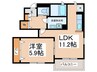 シェ　モア　Ⅰ 1LDKの間取り