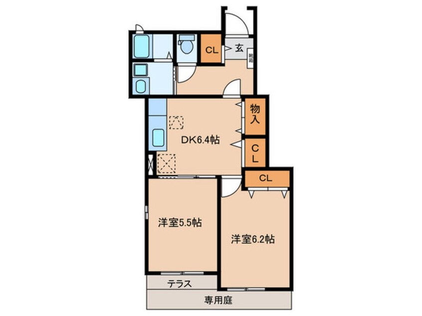 間取図 シェ　モア　Ⅰ