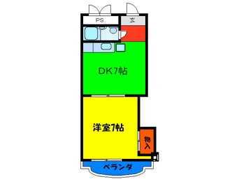 間取図 メゾンブランカ