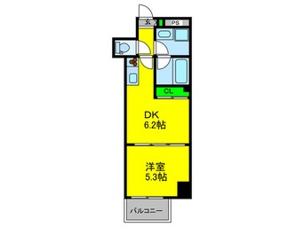 間取図 ＢＧＣ難波タワ－