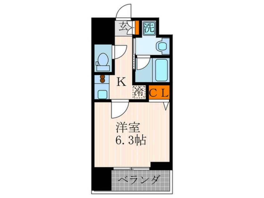 間取図 アスヴェル京都堀川高辻(903)