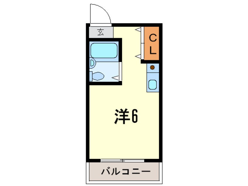 間取図 シェルプール 弐番館