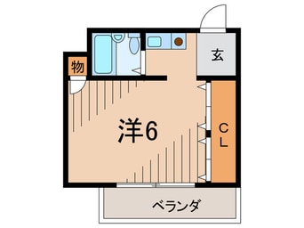 間取図 シェルプール 弐番館
