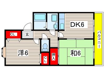 間取図 ディア小菊