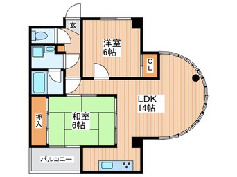 間取図 カルチェダム－ルＣ－１