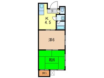 間取図 ハイツ西明石