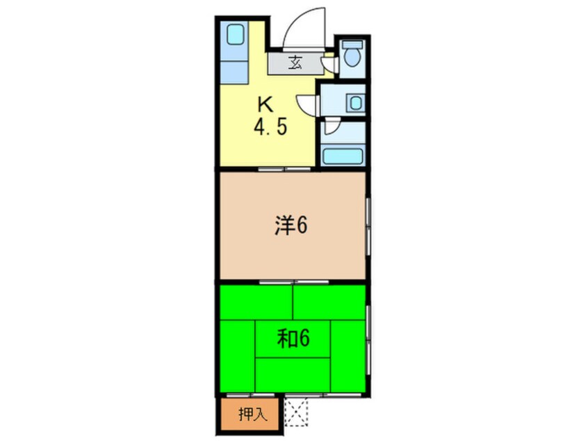 間取図 ハイツ西明石