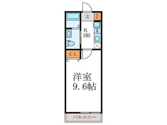 間取図 グラヴィス御所西