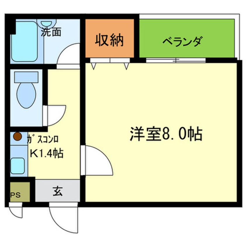 間取図 ロータリー４５