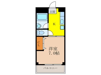 間取図 マンションフジ