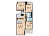 パークコート芦屋(403) 3LDKの間取り