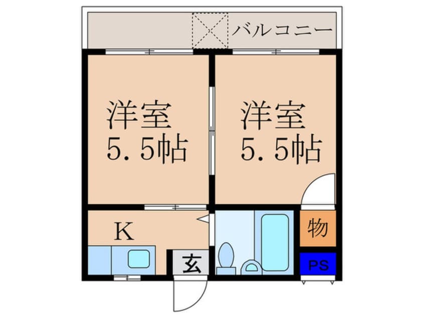 間取図 ディアコート