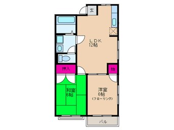 間取図 桜ヶ丘パ－クハイツ
