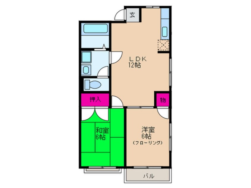 間取図 桜ヶ丘パ－クハイツ