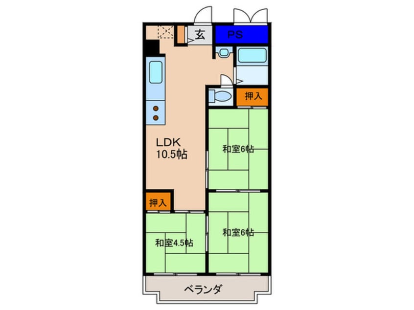 間取図 ブエナビスタ京都上鳥羽