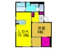 ラピス　ラズリ 1LDKの間取り