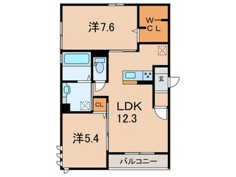 間取図 エルビエントⅡ