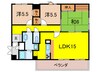 ベルフォーレ甲東 3LDKの間取り