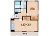 パセオ住吉 1LDKの間取り