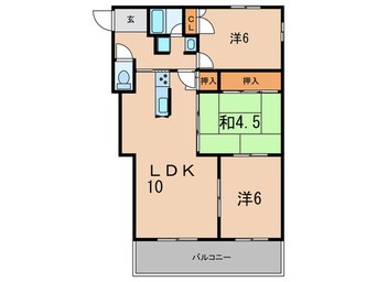 間取図 パラディオンⅠ
