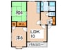 サニ－コ－ト 2LDKの間取り