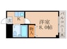 エ－ス・イン向島 1Kの間取り