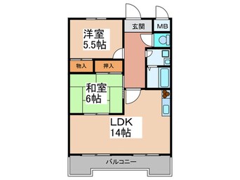 間取図 ニュ－ロ－タスライフ