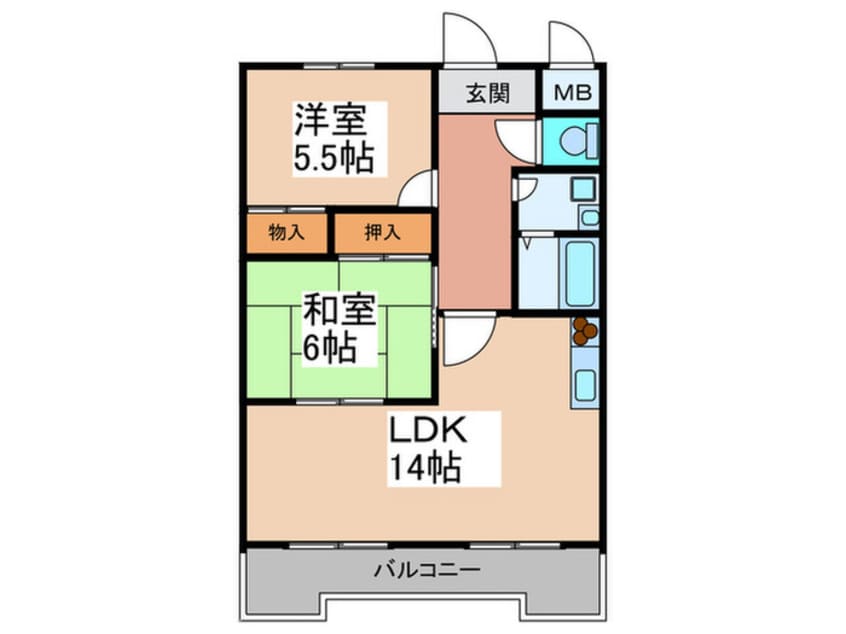 間取図 ニュ－ロ－タスライフ