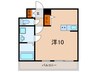 VILLA　HIRAISO 1Rの間取り
