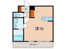 VILLA　HIRAISO 1Rの間取り