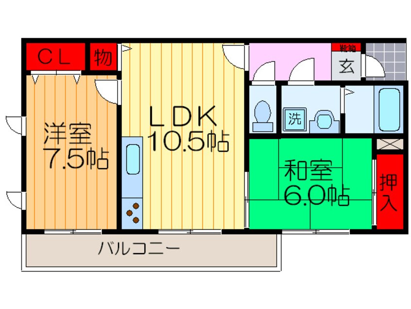 間取図 エスポワール