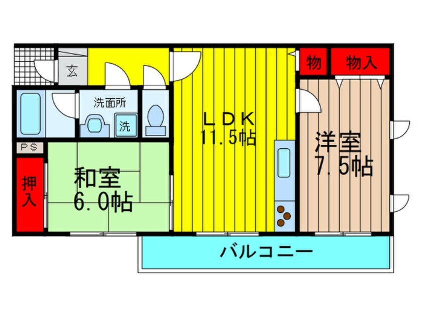 間取図 エスポワール