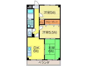 間取図 昭和ハイツ吉田