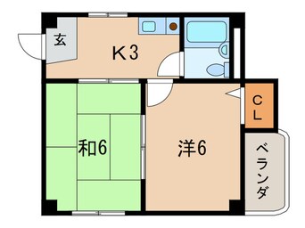 間取図 メゾンフォンタル