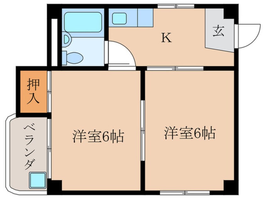 間取図 メゾンフォンタル