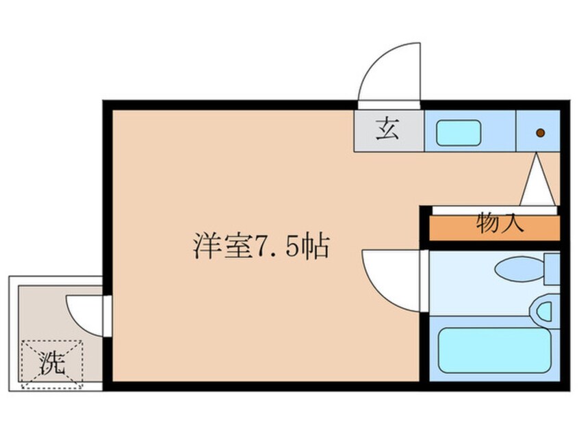 間取図 メゾンフォンタル