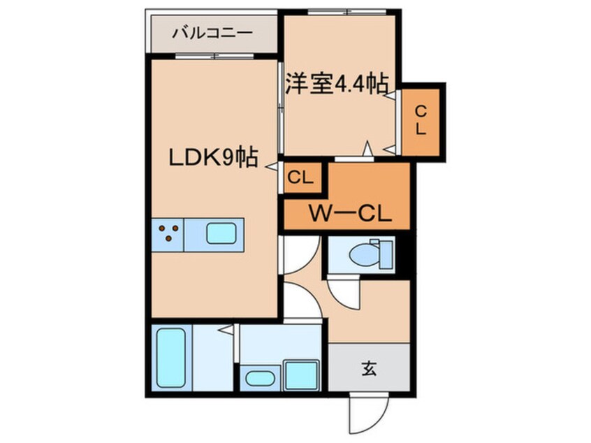 間取図 ルームス楓