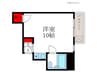 Villa蛍池 1Rの間取り
