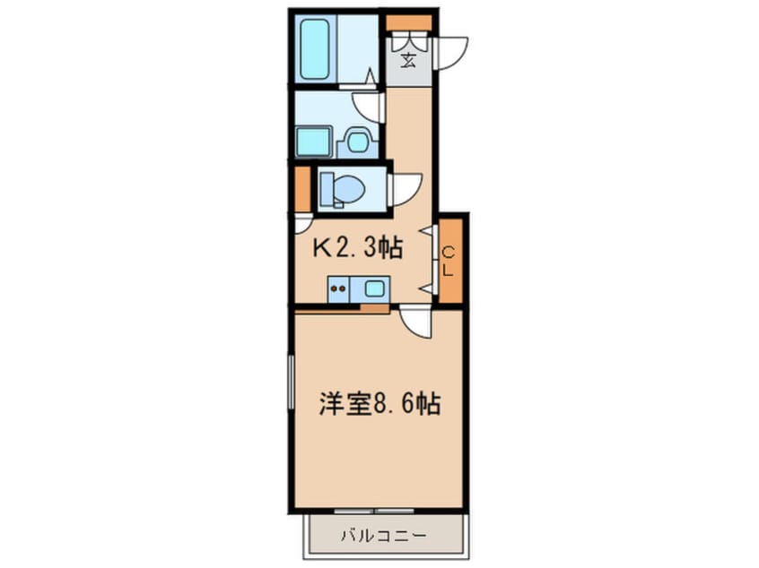 間取図 ネクステージ東園田