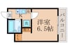 大林マンション 1Kの間取り