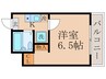 大林マンション 1Kの間取り