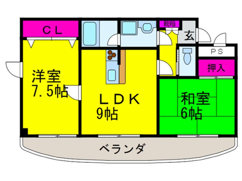 間取図 リンガ－ベル