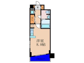 間取図 ｻﾑﾃｨ大阪WESTｸﾞﾗﾝｼﾞｰﾙ(610)