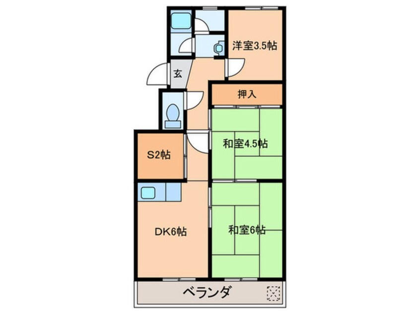 間取図 マンションふじなみ